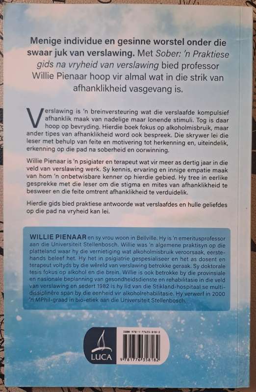 Sober - Willie Pienaar (paperback)
