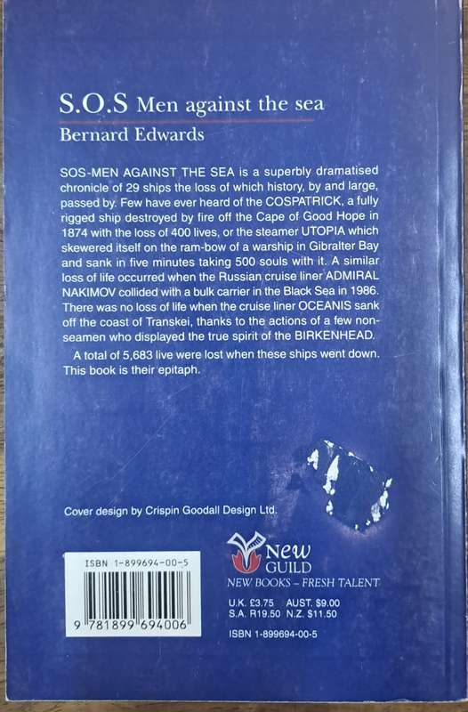 S. O. S. Men against the sea - Barnard Edwards (paperback)