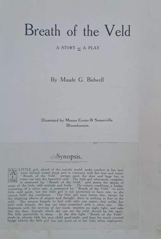 Breath of the veld - Maude G. Bidwell (paperback)