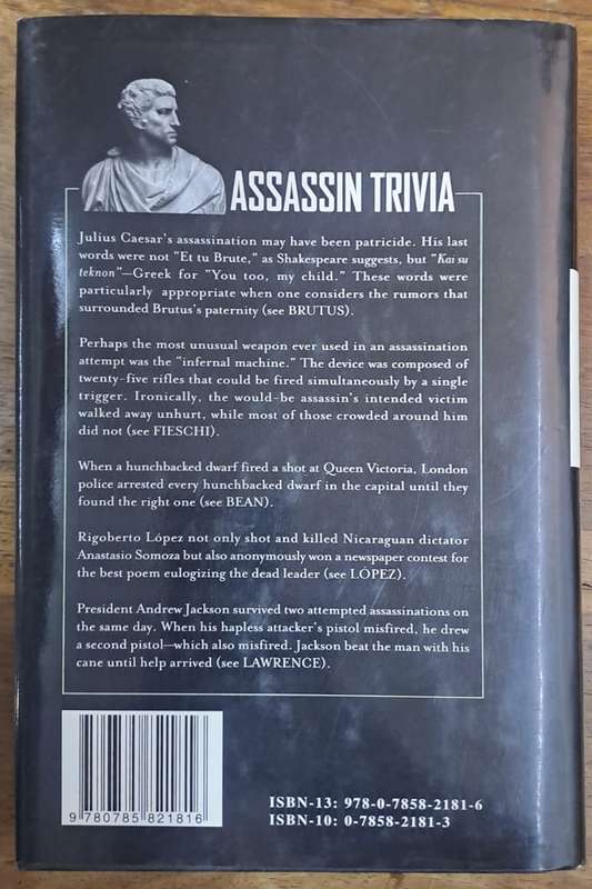 The book of Assassins - George Fetherling (Hard cover with dj)