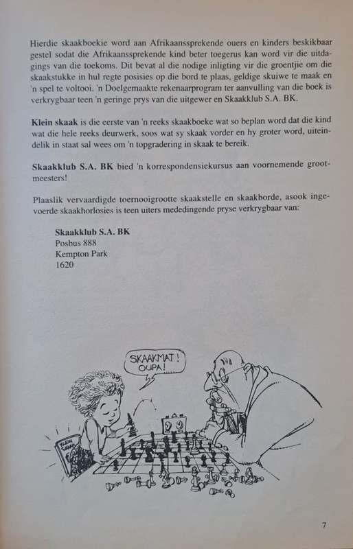 Klein Skaak Martin Serfontein & Dries van Zyl (paperback)
