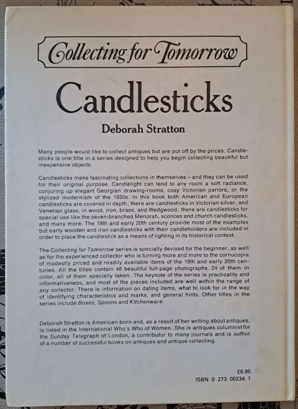 Candlesticks - Deborah Stratton (hardcover with no  dj)