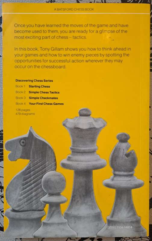 Simple chess tactics - A. J. Gillam (paperback)