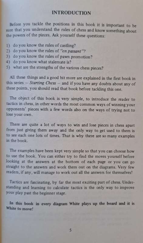 Simple chess tactics - A. J. Gillam (paperback)