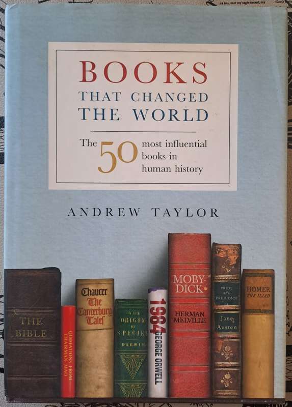 Books that changed the world - Andrew Taylor (hard cover with dj)