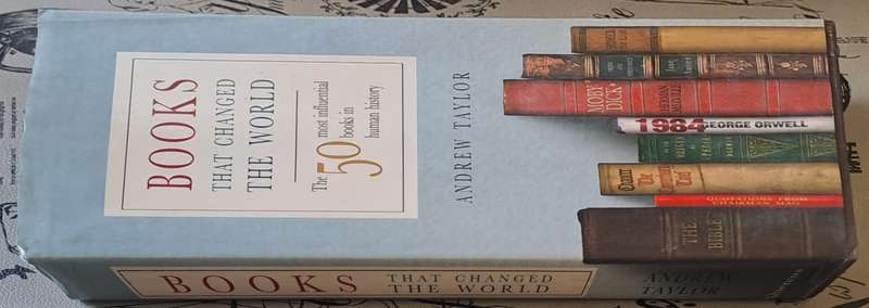 Books that changed the world - Andrew Taylor (hard cover with dj)