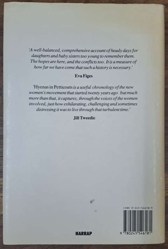 Hyenas in Petticoats - Angela Neustatter (hard cover with dj)