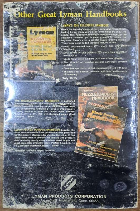 Lyman Cast bullet handbook (paperback)