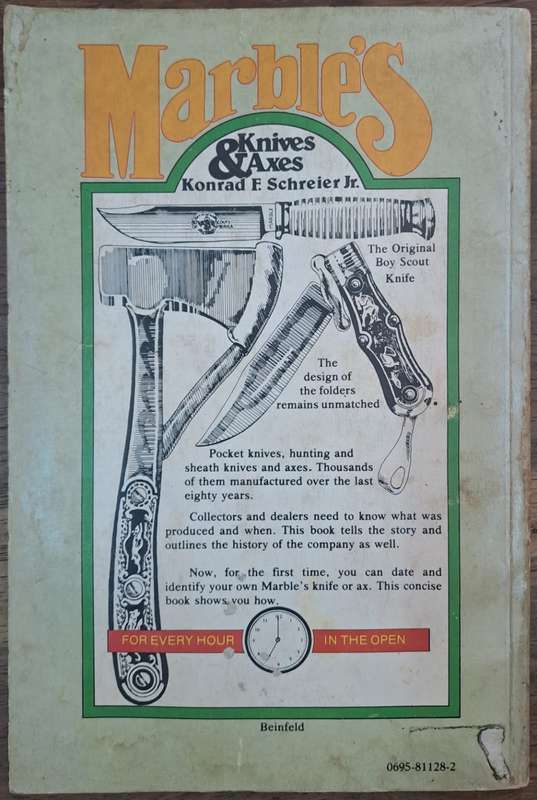 Marble's knives & Axes - Konrad F. Schreier (paperback)