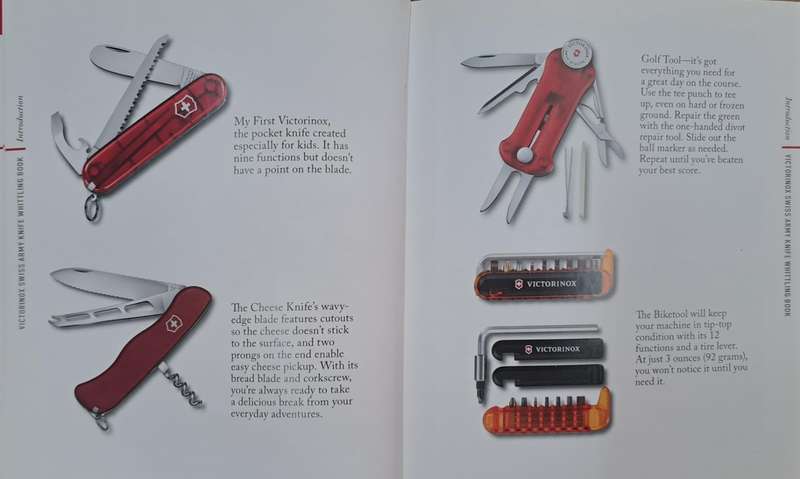 Swiss army knife whittling Book - Chris Lubkemann (Hard cover with no dj)
