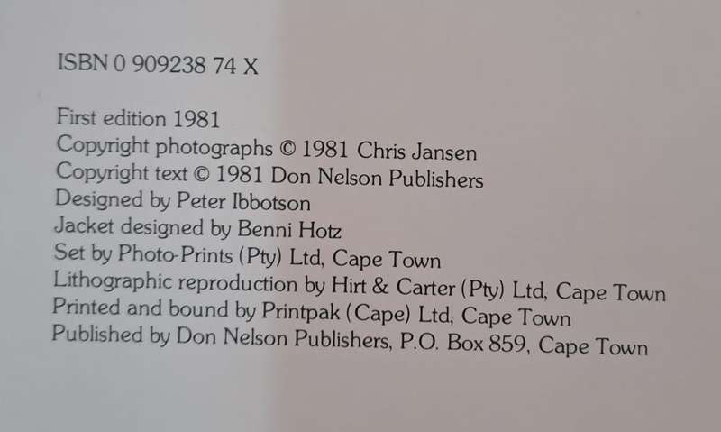 50 Cape Dutch houses - Chris Jansen (hard cover with dj)