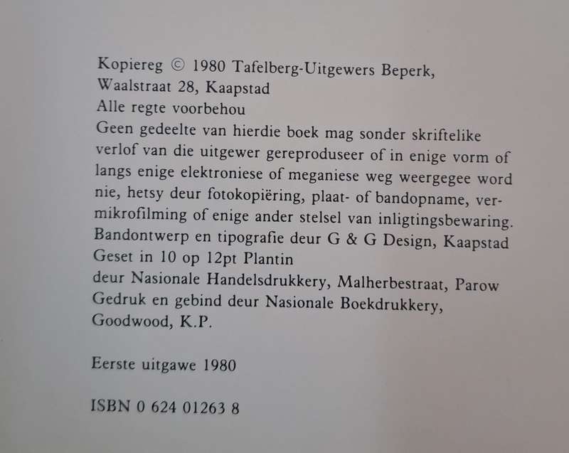 Prof Gawie kyk na die sterre - G. G. Cillie (hard cover with no dj)