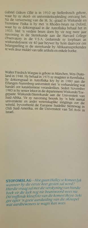Halley se Komeet - Gawie Cillie & Walter Wargau (hard cover with dj)