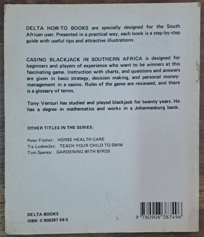 Casino Blackjack - Tony Venturi (paperback)