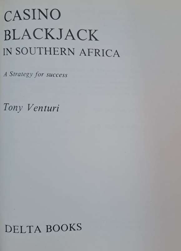 Casino Blackjack - Tony Venturi (paperback)
