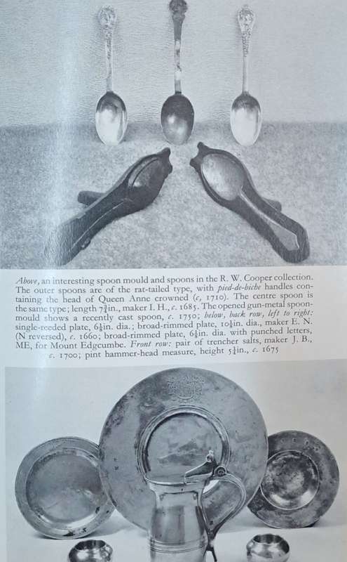 Pewter collecting for Amateurs - Kenneth Ullyett (hard cover with dj)