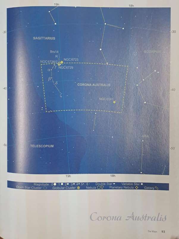 Atlas of the Southern night sky - Steve Massey & Steve Quirk (hard cover)