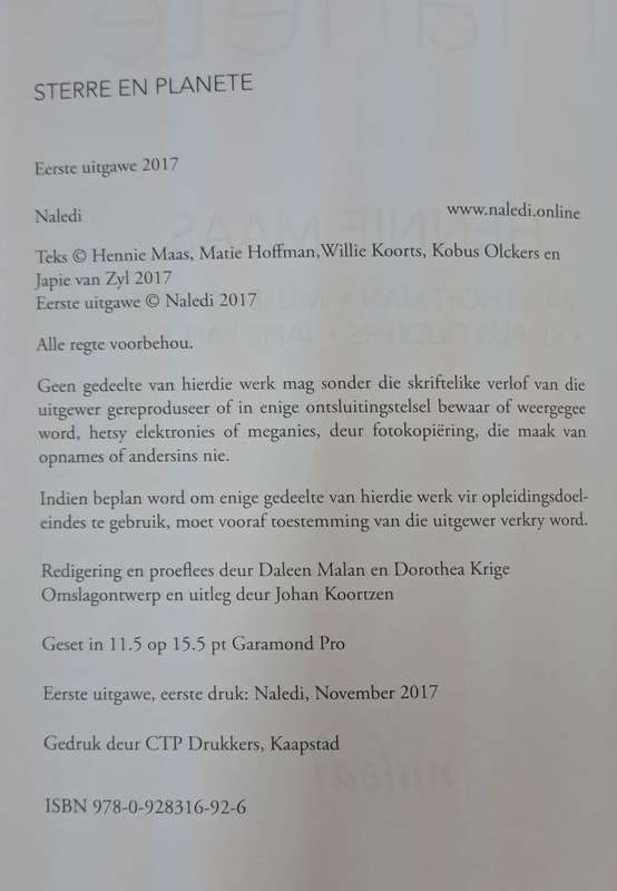 Sterre en Planete - Hennie Maas (paperback)