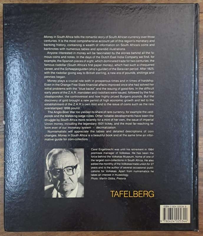 Money in South Africa - C.L. Engelbrecht (hard cover with no dj)
