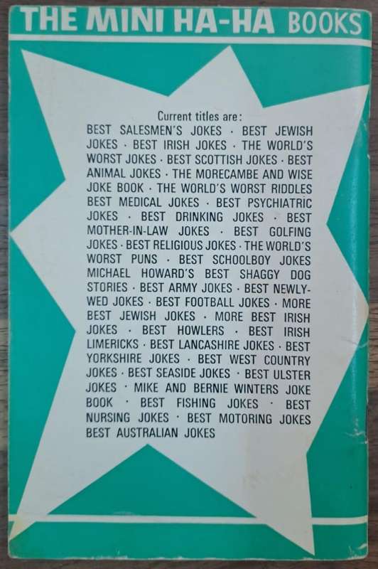 Best Irish jokes - Tony Butler (paperback)