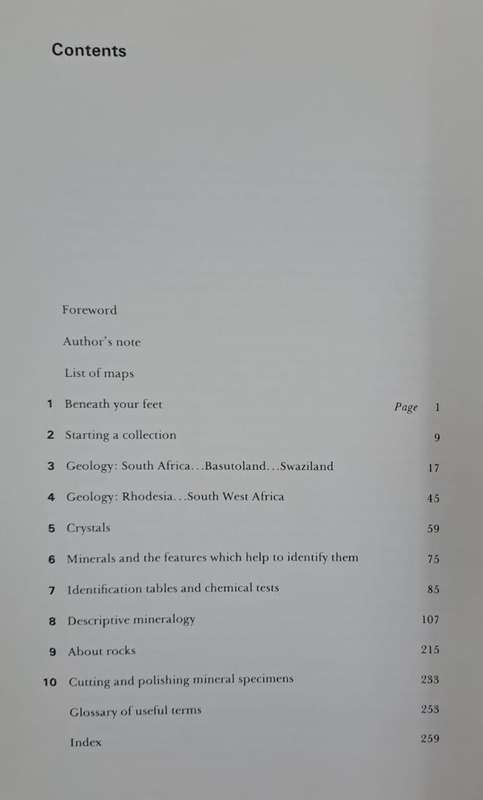 Gems, minerals and rocks in Southern Africa - J. R. Mclver (hard cover with dj)