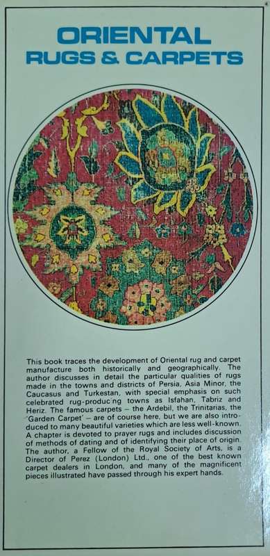 Oriental rugs & Carpets - Stanley Reed (hard cover with dj)