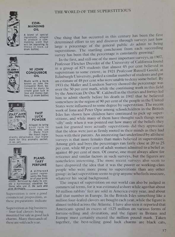 Superstitions - Peter Haining (paperback)