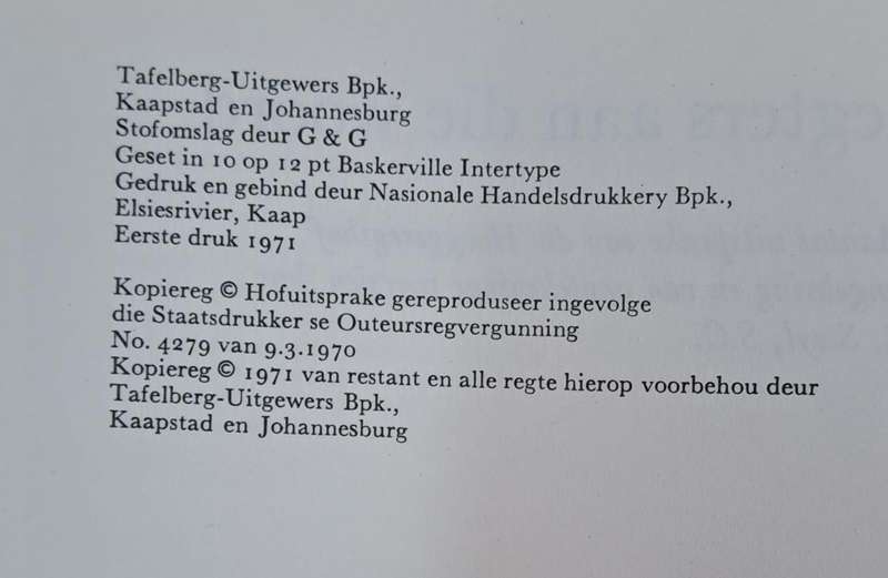 Regters aan die woord - G.C. Steyl S.C. (hard cover with dj)