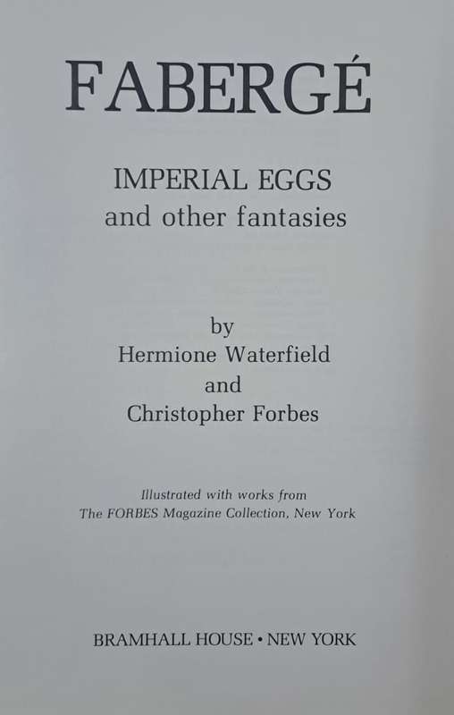 Fabergé - Hermione Waterfield (Hard cover with dj)