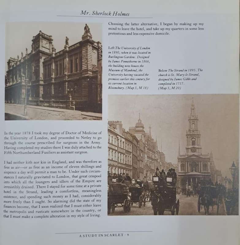 Sherlock Holmes in London - Charles Viney (Hard cover with no dj)
