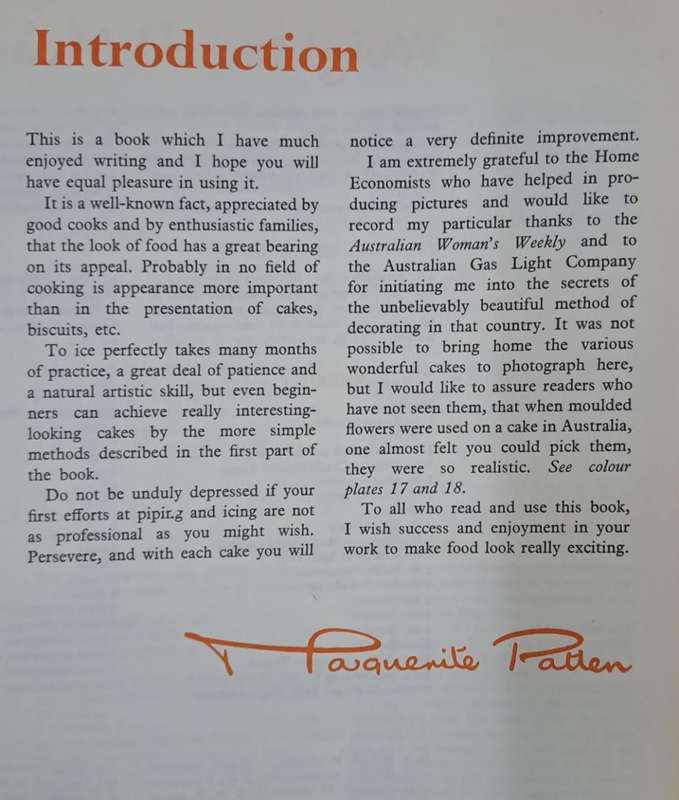 Cake icing & decoration - Marguerite Patten (hard cover with no dj)