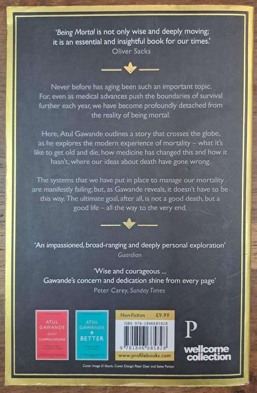 Being Mortal - Malcolm Gladwell (paperback)