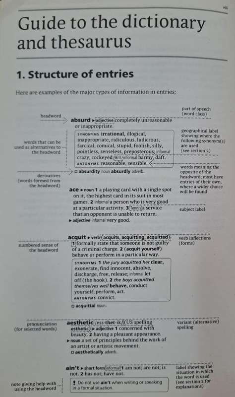 Dictionary & Thesaurus - Oxford (paperback)