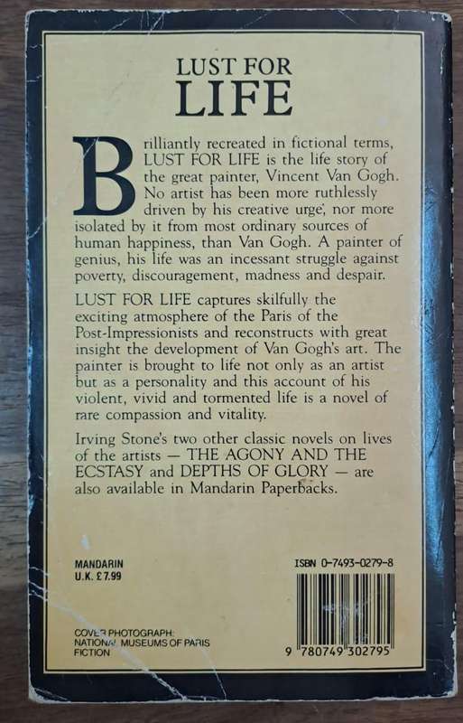 Lust for life - Irving Stone (paperback)