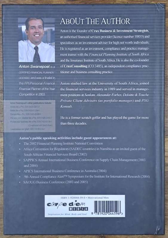 Play your business like a pro - Anton Swanepoel (hard cover)