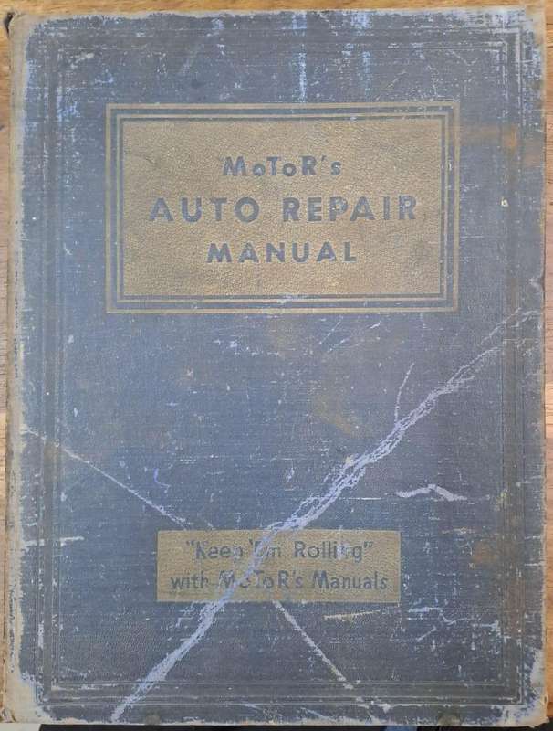 Motor's Auto repair manual -  Ralph Ritchen (Hard cover with no dj)