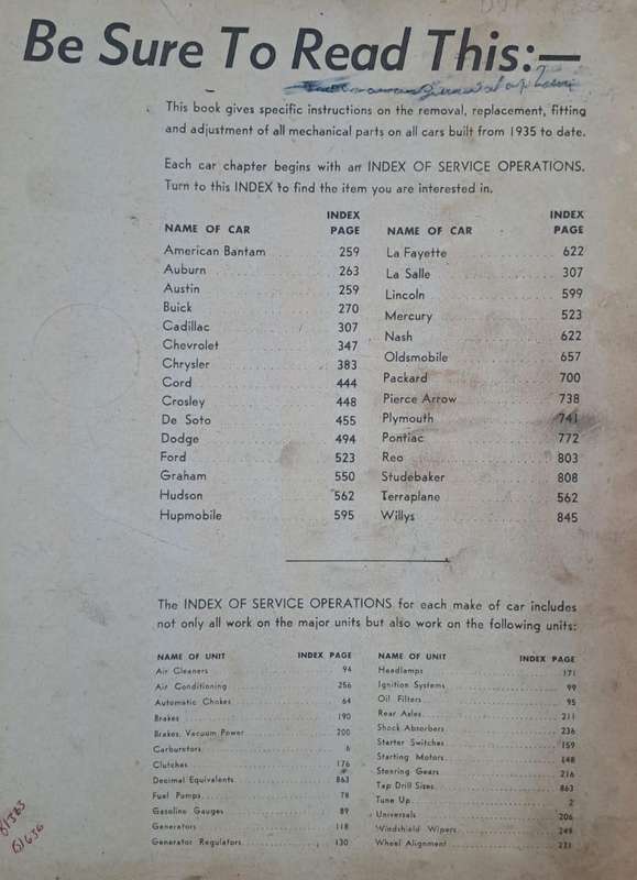 Motor's Auto repair manual -  Ralph Ritchen (Hard cover with no dj)