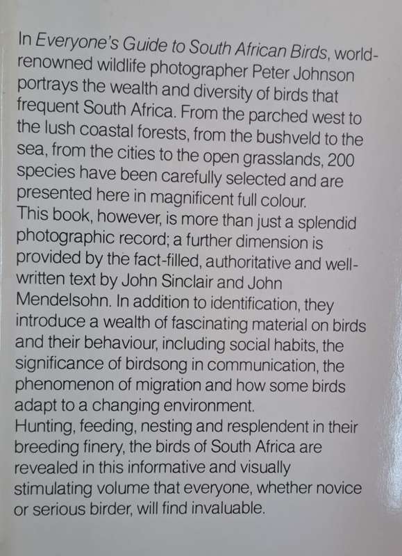 Everyone's guide to South African birds - John Sinclair and John Mendelsohn (Hard cover with dj)