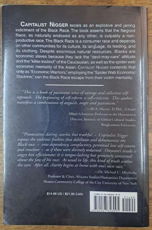 Capitalist Nigger - Chika Onyeani (paperback)