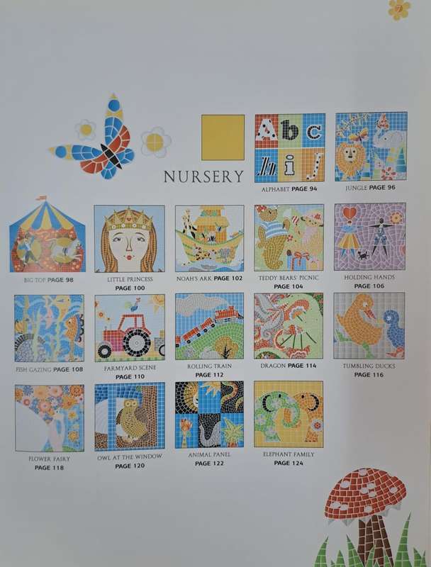 50 Mosaic Murals - Teresa Mills (Hard cover with dj)