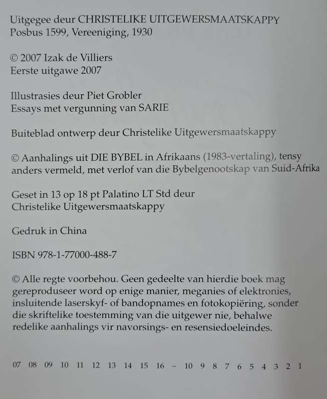 Liedjie uit n Towerfluit - Izak de Villiers (paperback)
