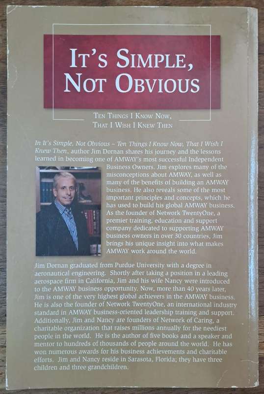 It's simple, not Obvious - Jim Dornan (paperback)