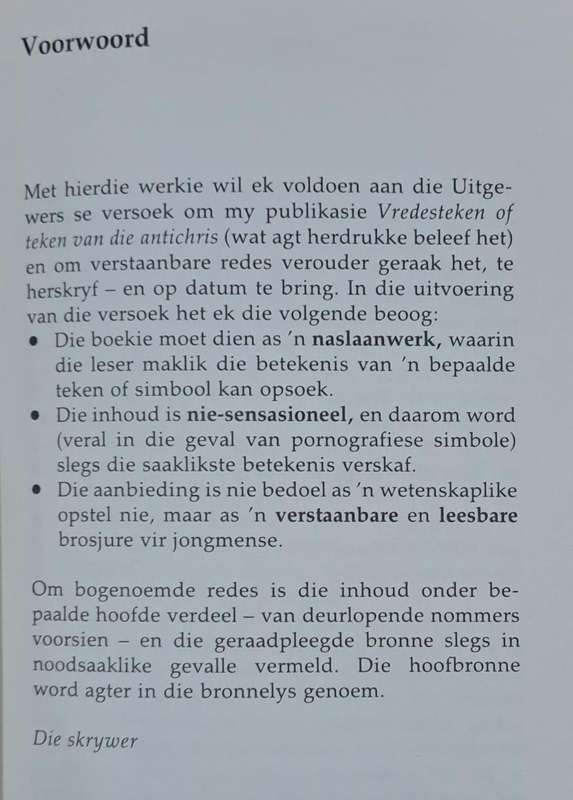 Christelike tekens en sataniese simbole - Ds G J Hugo (paperback)