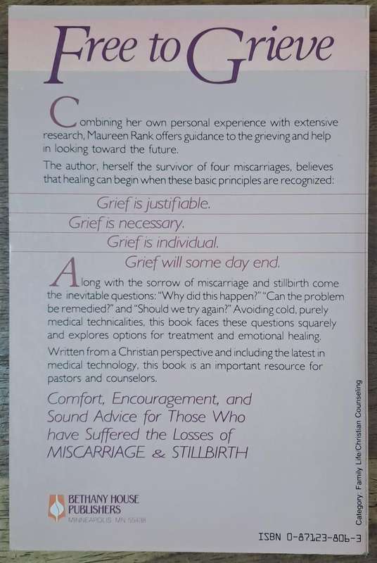 Free to Grieve - Maureen Rank (paperback)