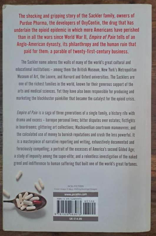 Empire of pain - Patrick Radden Keefe (paperback)
