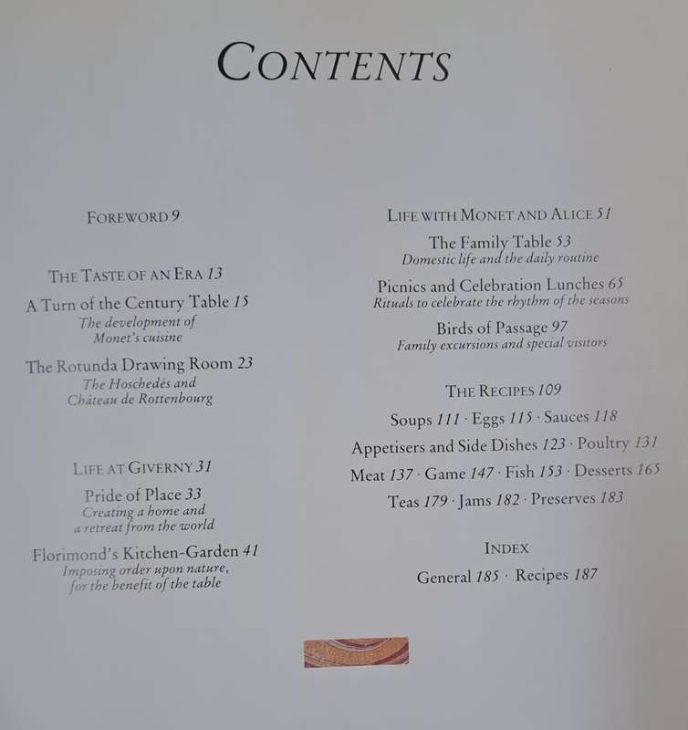 Monet's Cookery notebooks - Claire Joyes (Hard cover with dj)