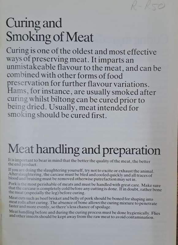 Curing and smoking of meat (paperback)