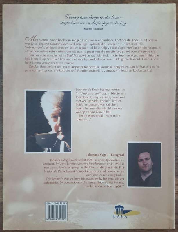 Cordon boer kosboek - Lochner de Kock (paperback)