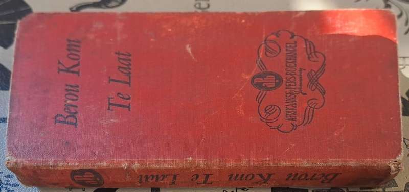 Berou kom te laat - Afrikaanse pers boekhandel (Hard cover with no dj)