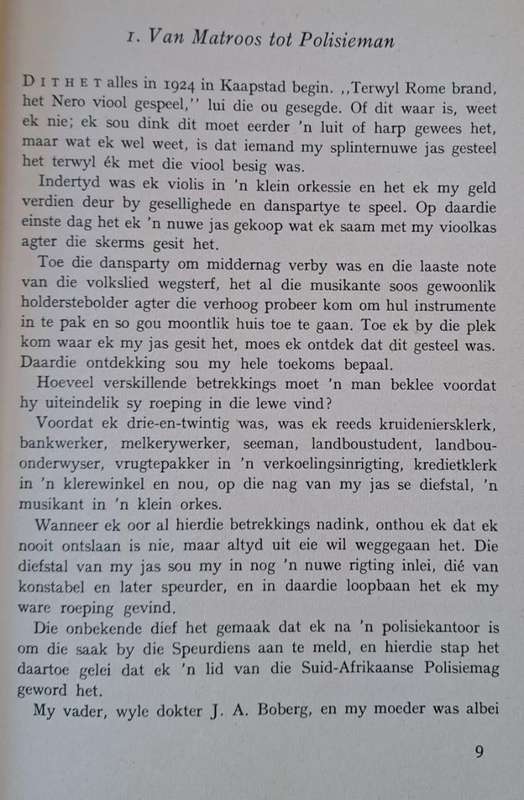 Boberg Vertel - Kolonel Ulf Boberg (Hard cover with no dj)
